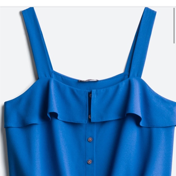 1. STATE Jamisyn Tie Front Top - Large - Picture 3 of 5